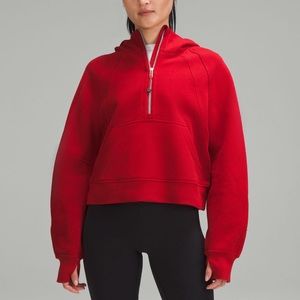 Lululemon College Crimson Red Scuba Hoodie XS/S